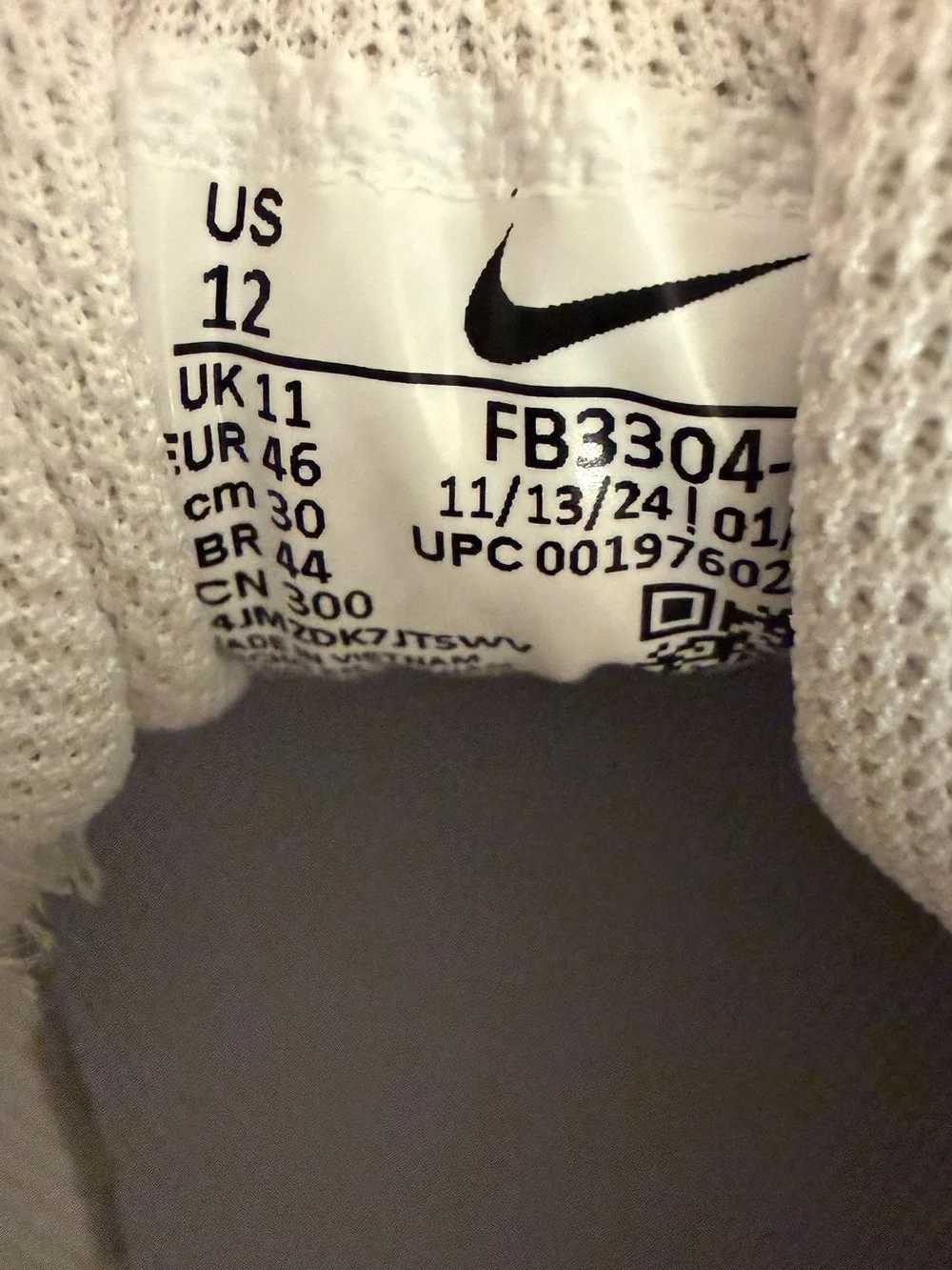 Nike Vapor Edge Fastflex Cleats White/Black – New with Tags